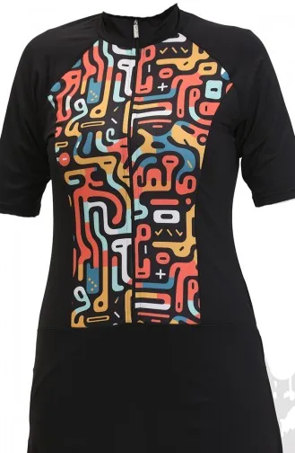 Hijab-badpak 24709-01 Zwart 24709-01