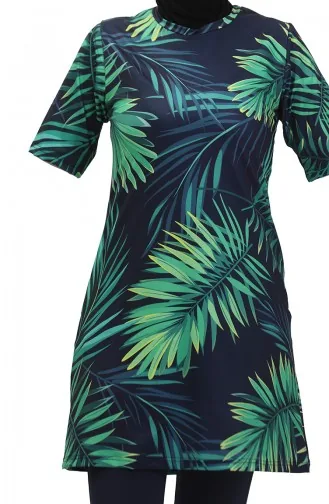 Hijab Swimsuit 24712-01 Navy Blue 24712-01