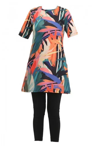 Hijab-Badeanzug 24712-04 Orange 24712-04