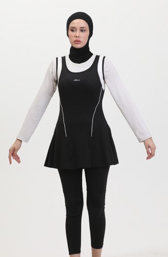 Sıfır Kol Havuz Mayo 24903-01 Siyah 24903-01