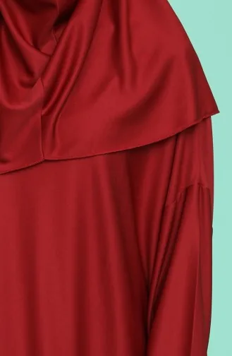 فستان الصلاة 4538A-04 أحمر غامق 4538A-04