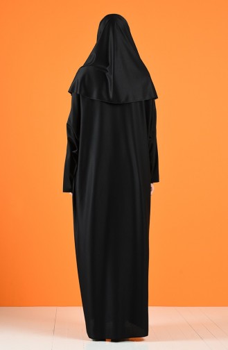 Namaz Elbisesi 4538A-01 Siyah