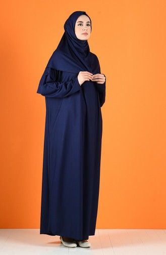Namaz Elbisesi 4538A-02 Lacivert