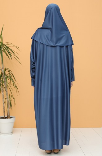 Namaz Elbisesi 4538A-05 İndigo