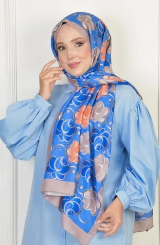 شال وردي ناعم من القطن منقوش حجر Rosesoft00 019 00_019