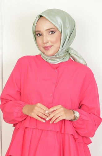 وشاح بنمط مربعات بلاتيني أخضر نعناعي Platındama00 262 00_262