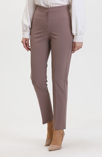Düz Paça Pantolon 1153-03 Vizon