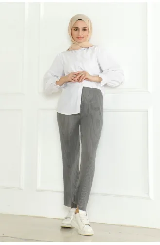 Pantalon Velours Côtelé 302-03 Gris 302-03