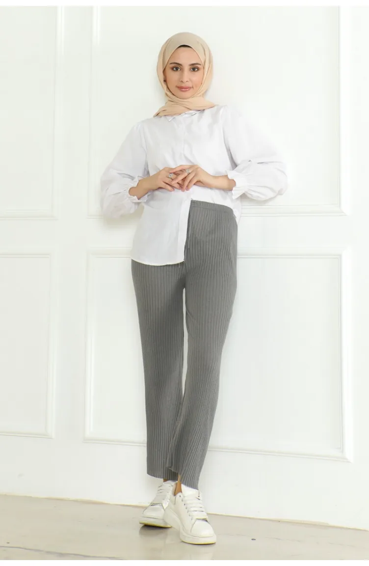 Pantalon Velours Côtelé 302-03 Gris 302-03