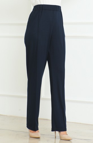 Belemir Çımalı Plus Size Hose 1031-02 Marineblau 1031-02