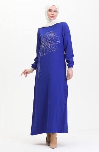 Stone Crepe Abendkleid 0481-02 Saks 0481-02