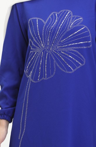 Stone Crepe Abendkleid 0481-02 Saks 0481-02