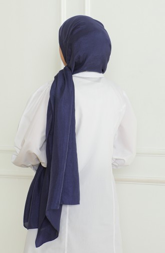 Karaca Shawl 81058-05 Navy Blue 81058-05