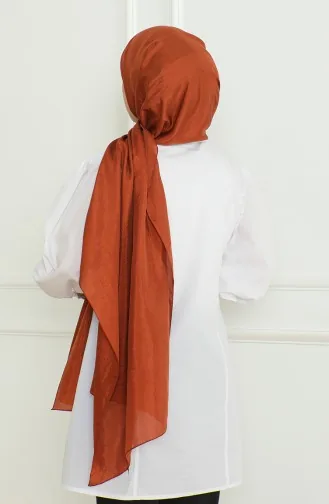 شال كاراجا 81058-14 قرميدي 81058-14