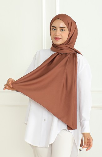 Châle Medina Soie Sable 81075-10 Rouge Marron 81075-10