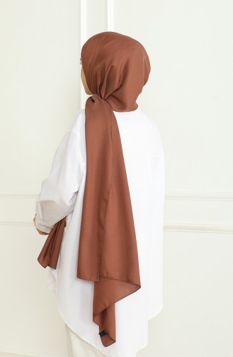 Châle Medina Soie Sable 81075-10 Rouge Marron 81075-10
