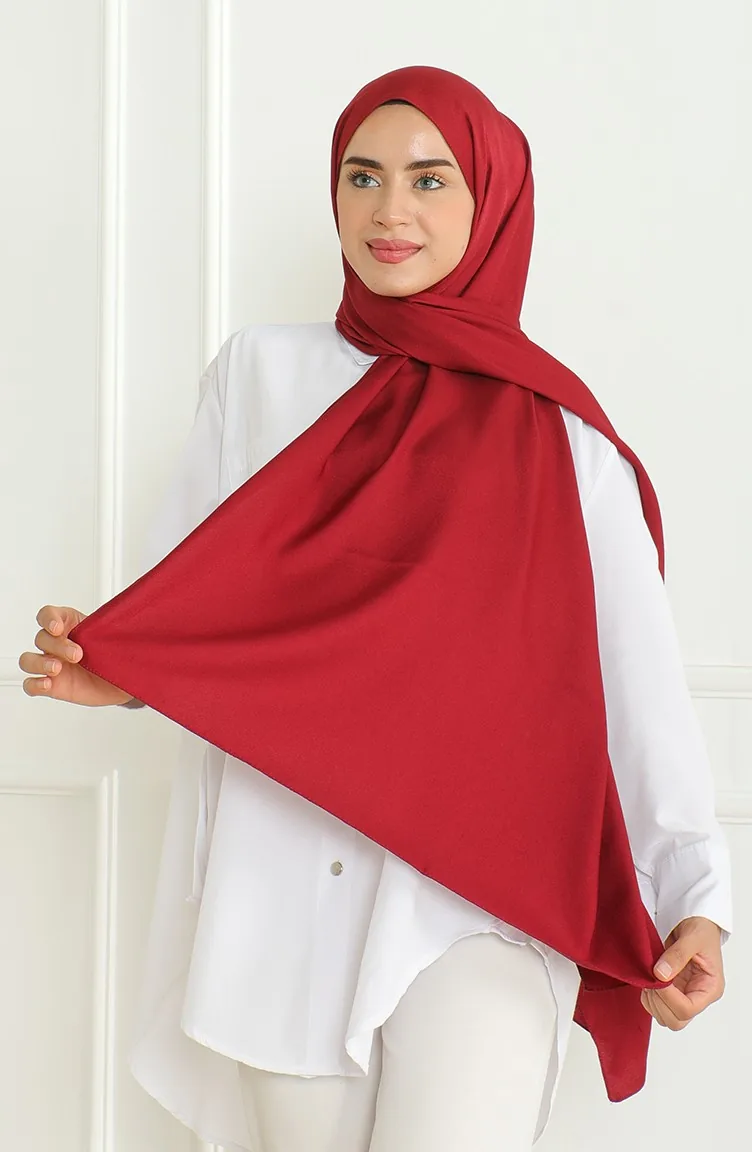 Châle Medina Soie Sable 81075-17 Rouge Claret 81075-17