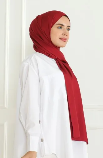 Châle Medina Soie Sable 81075-17 Rouge Claret 81075-17