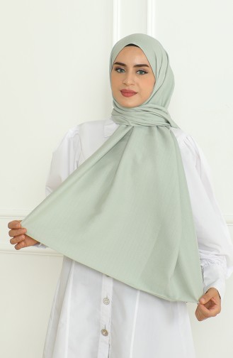 شال سادة 81076-01 أخضر مينت فاتح 81076-01