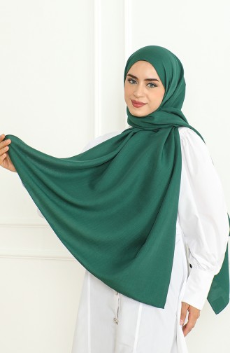شال سادة 81076-16 أخضر زمردي 81076-16