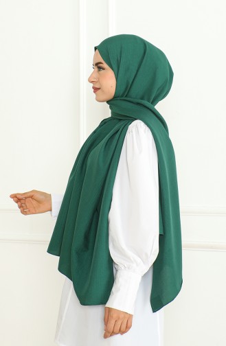 شال سادة 81076-16 أخضر زمردي 81076-16