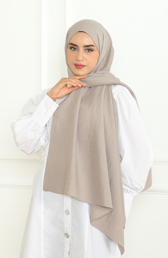 شال سادة 81076-23 بيج فاتح 81076-23
