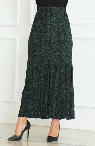Jupe Grande Taille Grande Taille 3165B-04 Vert 3165B-04