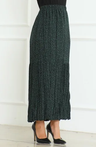 Jupe Grande Taille Grande Taille 3165B-04 Vert 3165B-04
