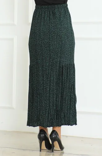 Jupe Grande Taille Grande Taille 3165B-04 Vert 3165B-04