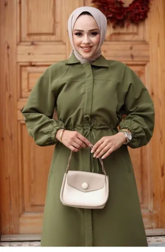 Trench à Patte Cachée Kaki 4430 545