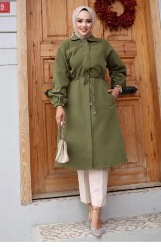 Trench à Patte Cachée Kaki 4430 545