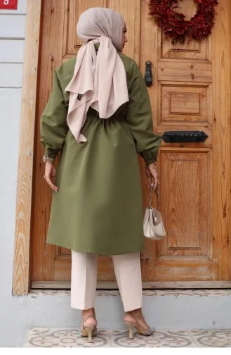 Trench à Patte Cachée Kaki 4430 545