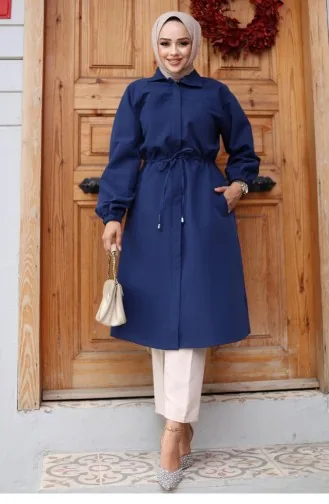Trench à Patte Cachée Indigo 4430 546