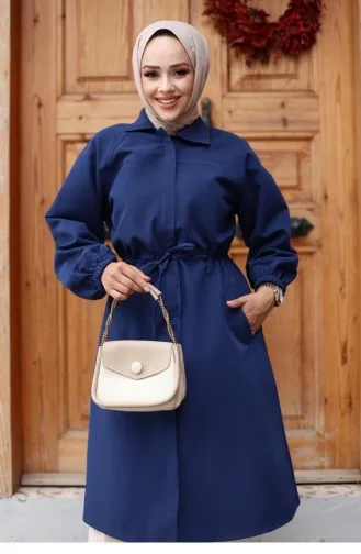 Trench à Patte Cachée Indigo 4430 546