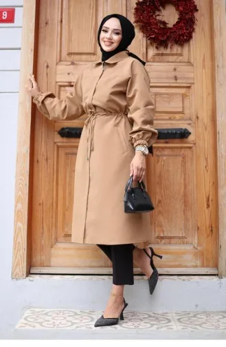 Trench à Patte Cachée Camel 4430 547