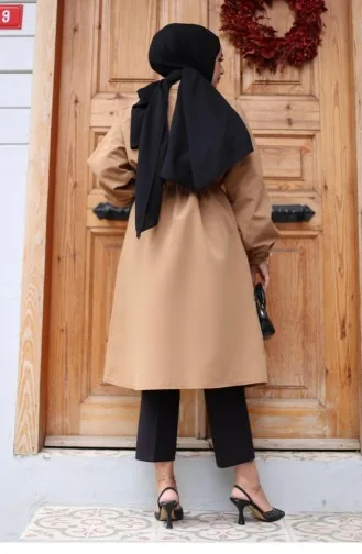 Trench à Patte Cachée Camel 4430 547