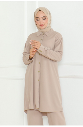 Ensemble Chemise Grande Taille 2093-02 Vison 2093-02