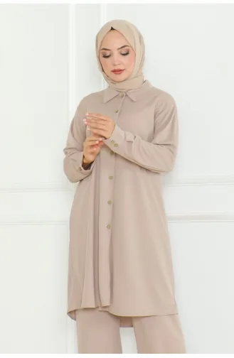 Ensemble Chemise Grande Taille 2093-02 Vison 2093-02