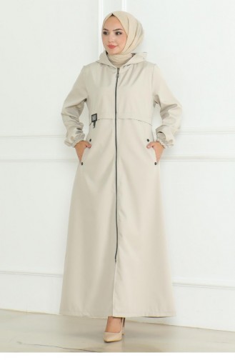 Wapenschild Trenchcoat Met Ritssluiting Beige 19217 15296