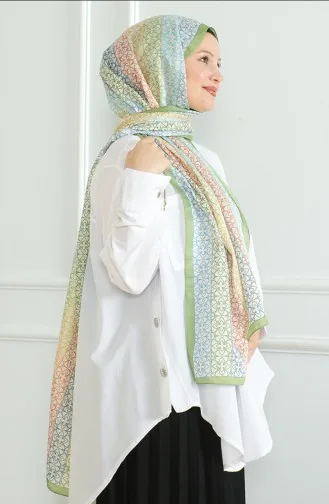 Karaca Châle Doux 81062-01 Vert 81062-01