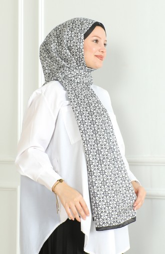 Karaca Zachte Sjaal 81062-06 Zwart Wit 81062-06