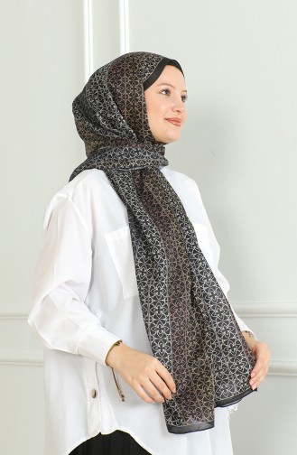 Karaca Zachte Sjaal 81062-08 Zwart Goud 81062-08
