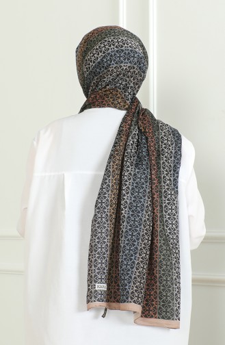 Karaca Zachte Sjaal 81062-15 Mink Zwart 81062-15