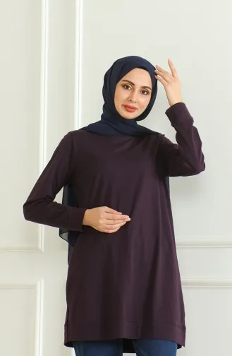 Araboy Tuniek Met Split 9140-06 Paars 9140-06