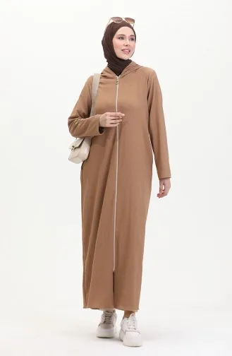 Hooded Sports Abaya 5104-01 Mink 5104-01