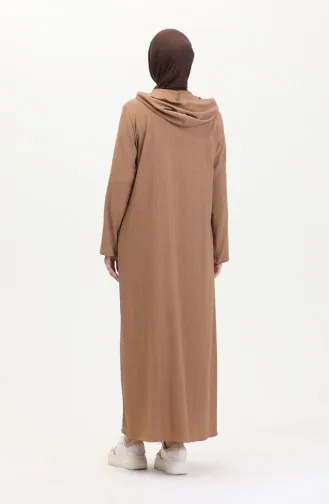 Hooded Sports Abaya 5104-01 Mink 5104-01