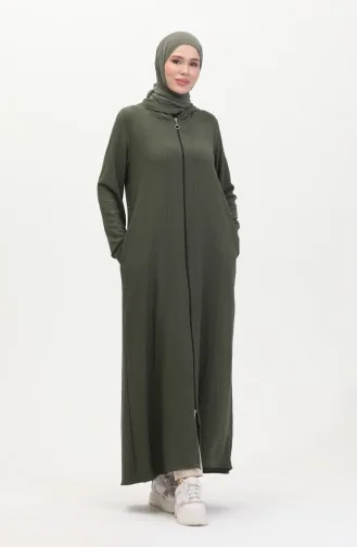 Kapuzen-Sport-Abaya 5104-03 Khaki 5104-03