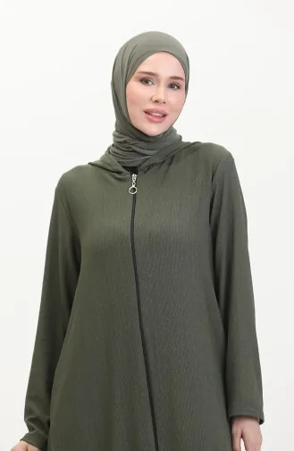 Kapuzen-Sport-Abaya 5104-03 Khaki 5104-03