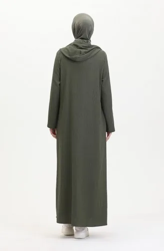 Kapuzen-Sport-Abaya 5104-03 Khaki 5104-03