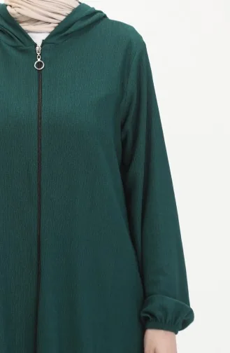 Bürümcük Stoff-Reißverschlusskappe 1044-03 Smaragdgrün 1044-03